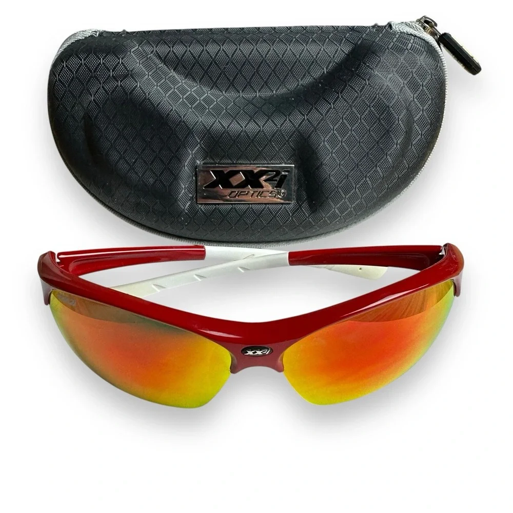 XX2i Optics France1 Fire‎ Engine Red with Red Flash Lens Running & Cycling